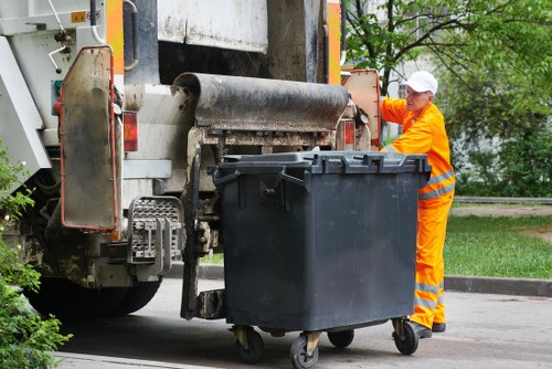 Efficient waste clearance equipment on site